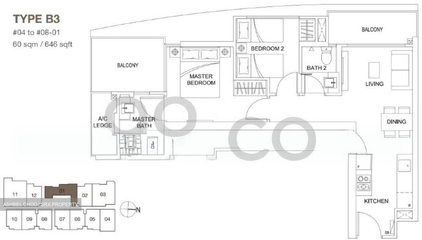 Rezi 3Two (D14), Apartment #500756811